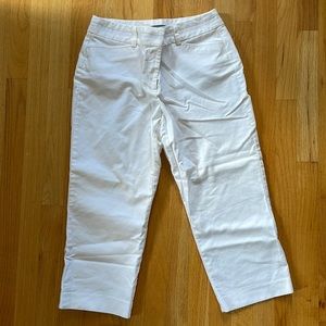 White Loft Curvy Capris